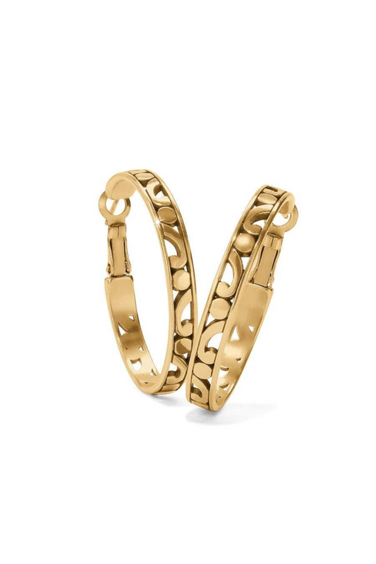 Comtempo Gold Medium Hoops