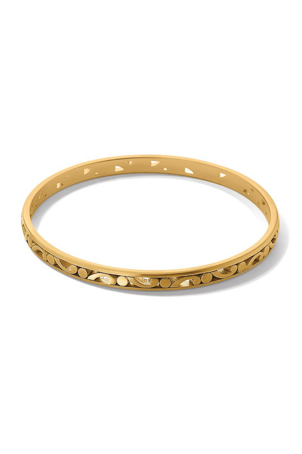 Contempo Gold Slim Bangle