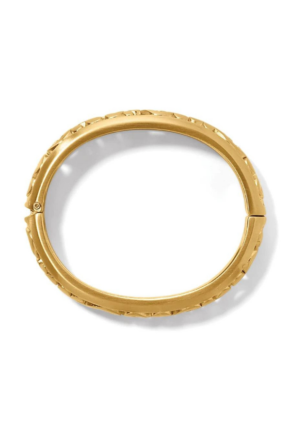 Contempo Gold Medium Hinged Bangle