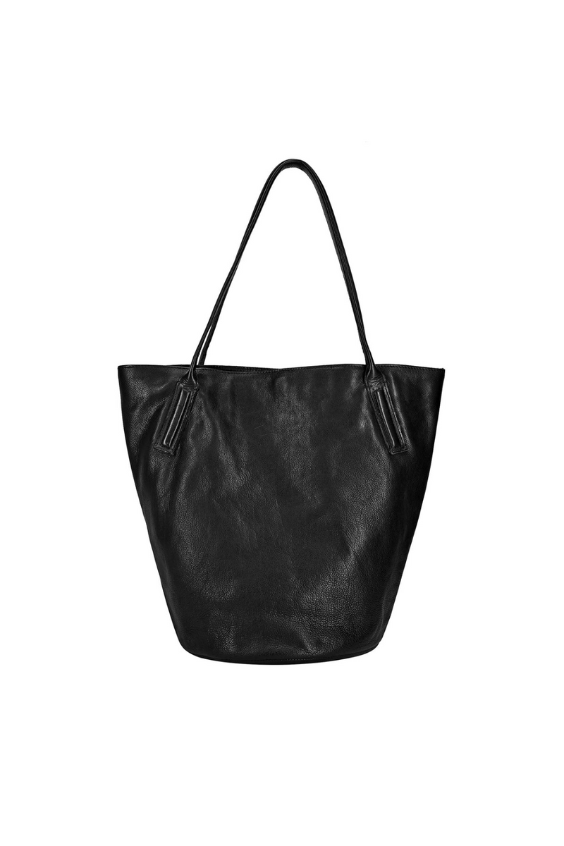 Miles Black Tote Bag