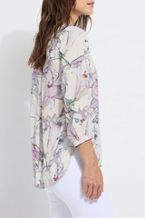 Yola Pull On Floral Blouse