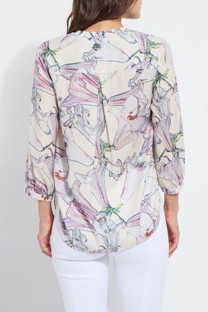 Yola Pull On Floral Blouse