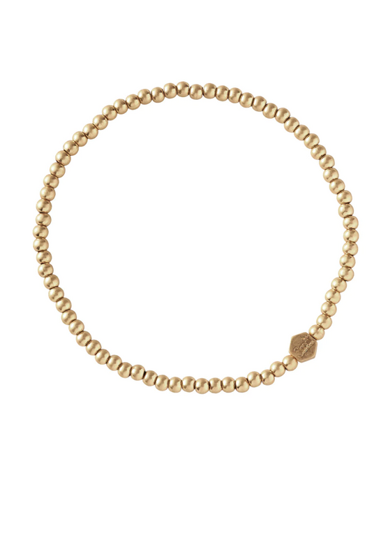 Mini Metal Stacking Bracelet - Gold