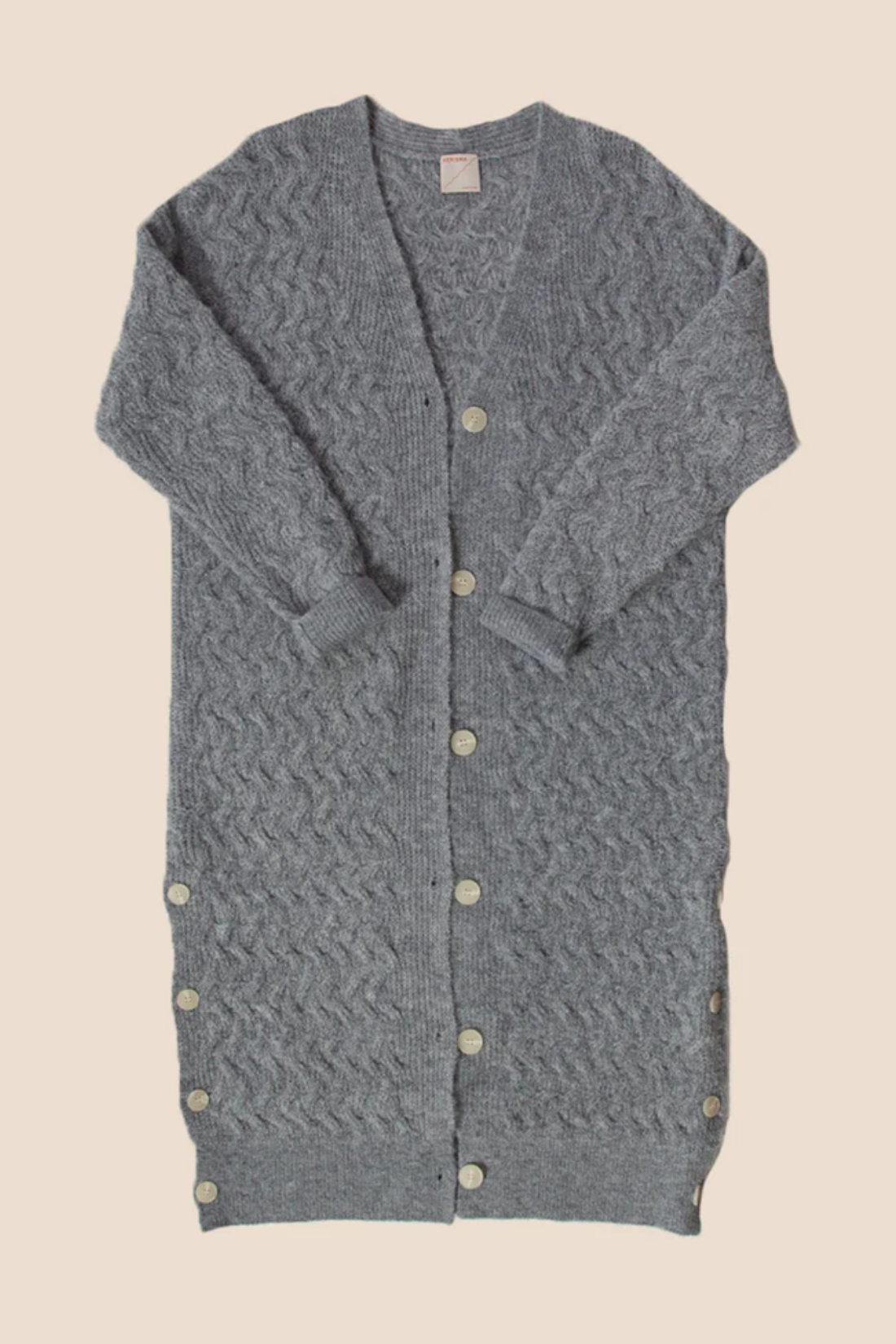 Fossil Grey Nash Long Cardigan