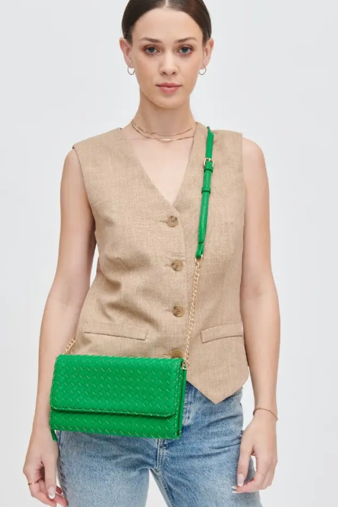 Green Wallis Crossbody