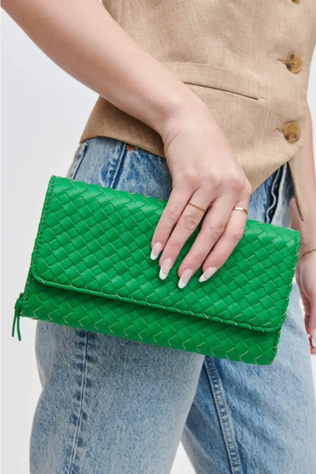 Green Wallis Crossbody