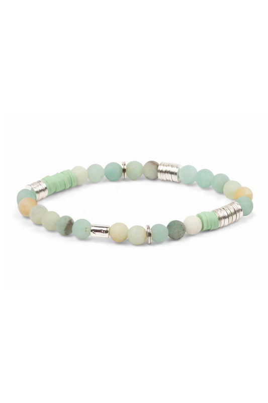 Intermix Stone Stacking Bracelet - Amazonite