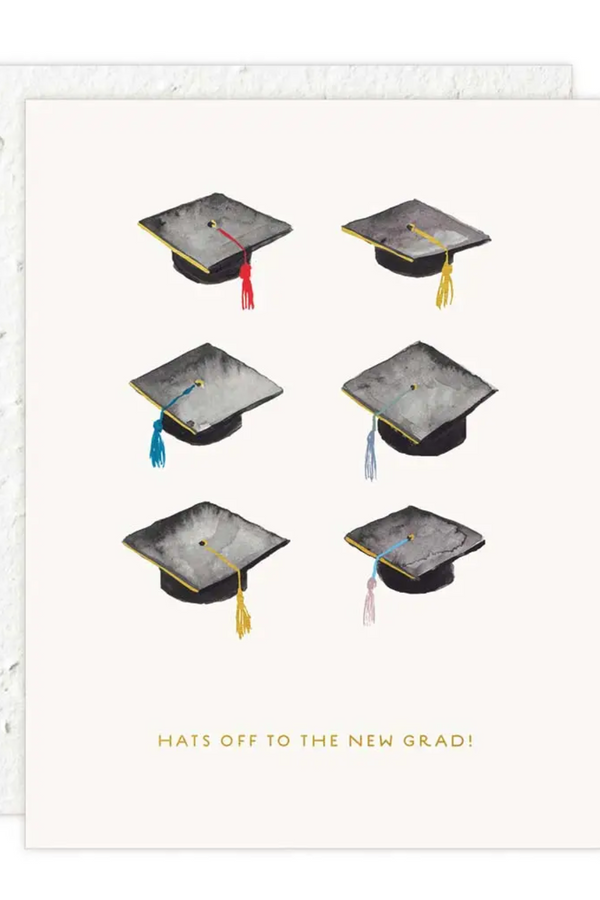Hat's off Graduation Card