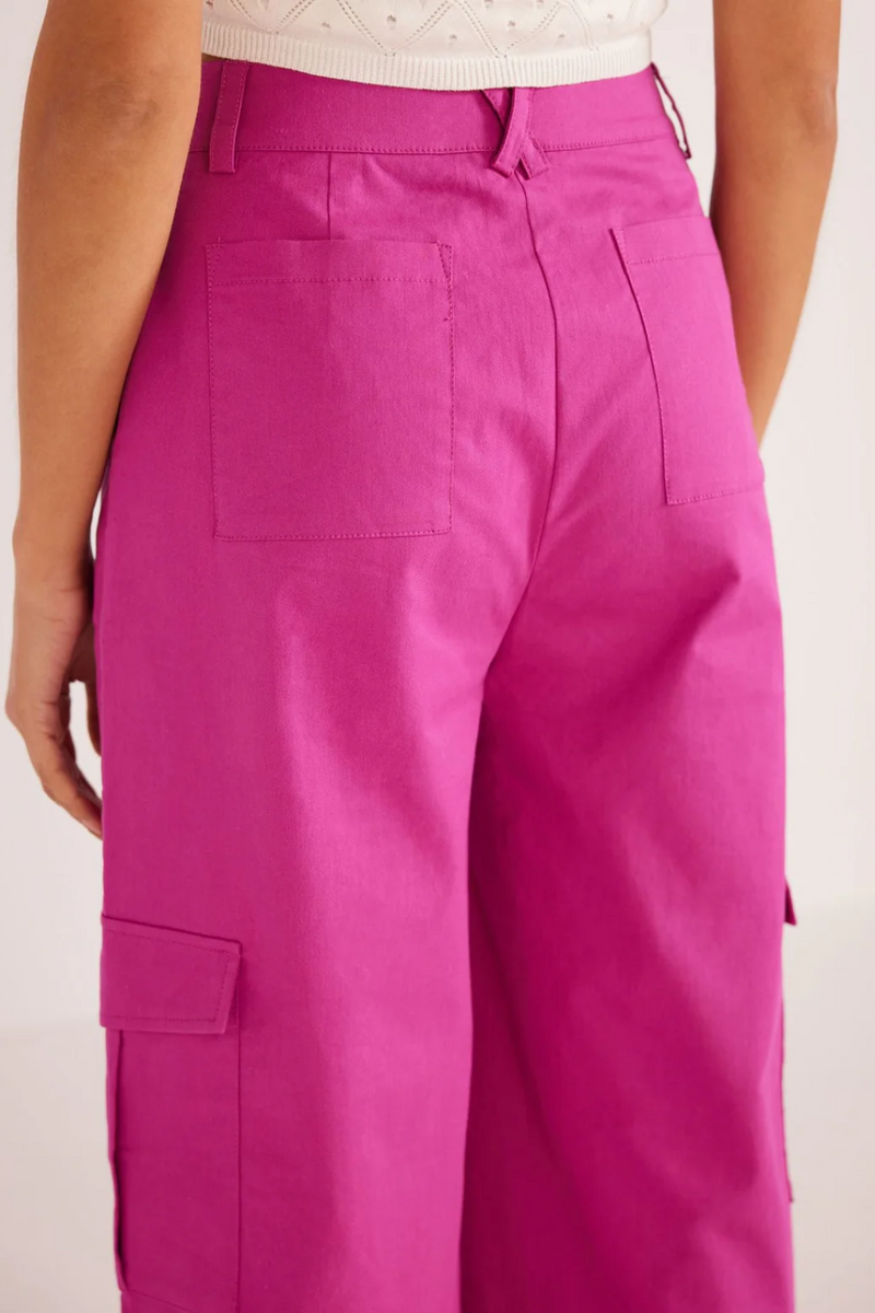 Liora Orchid Cargo Pocket Pant