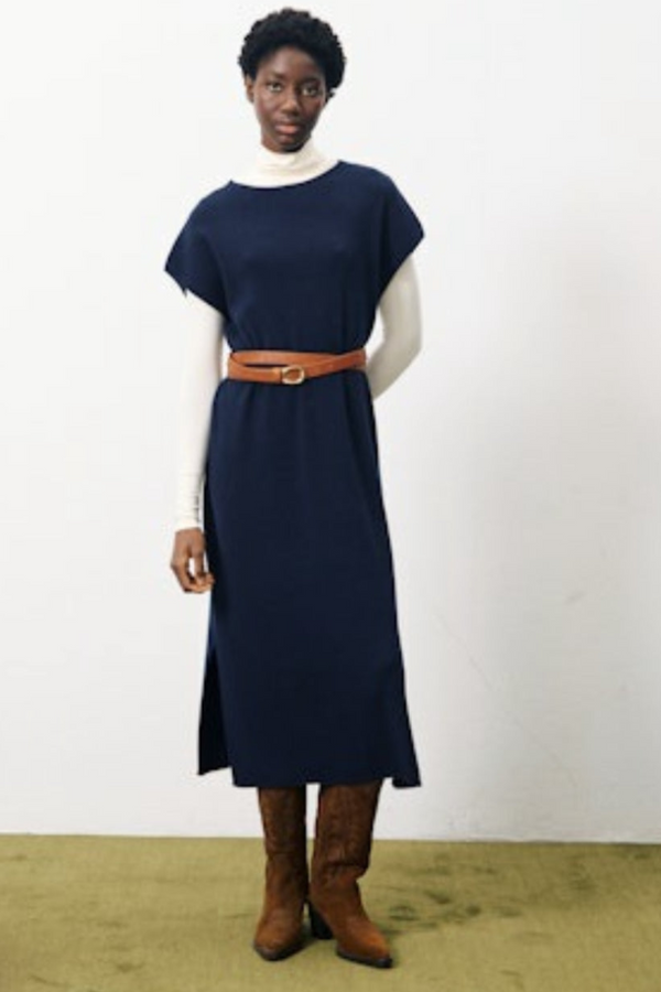 Norane Bleu Marine Dress