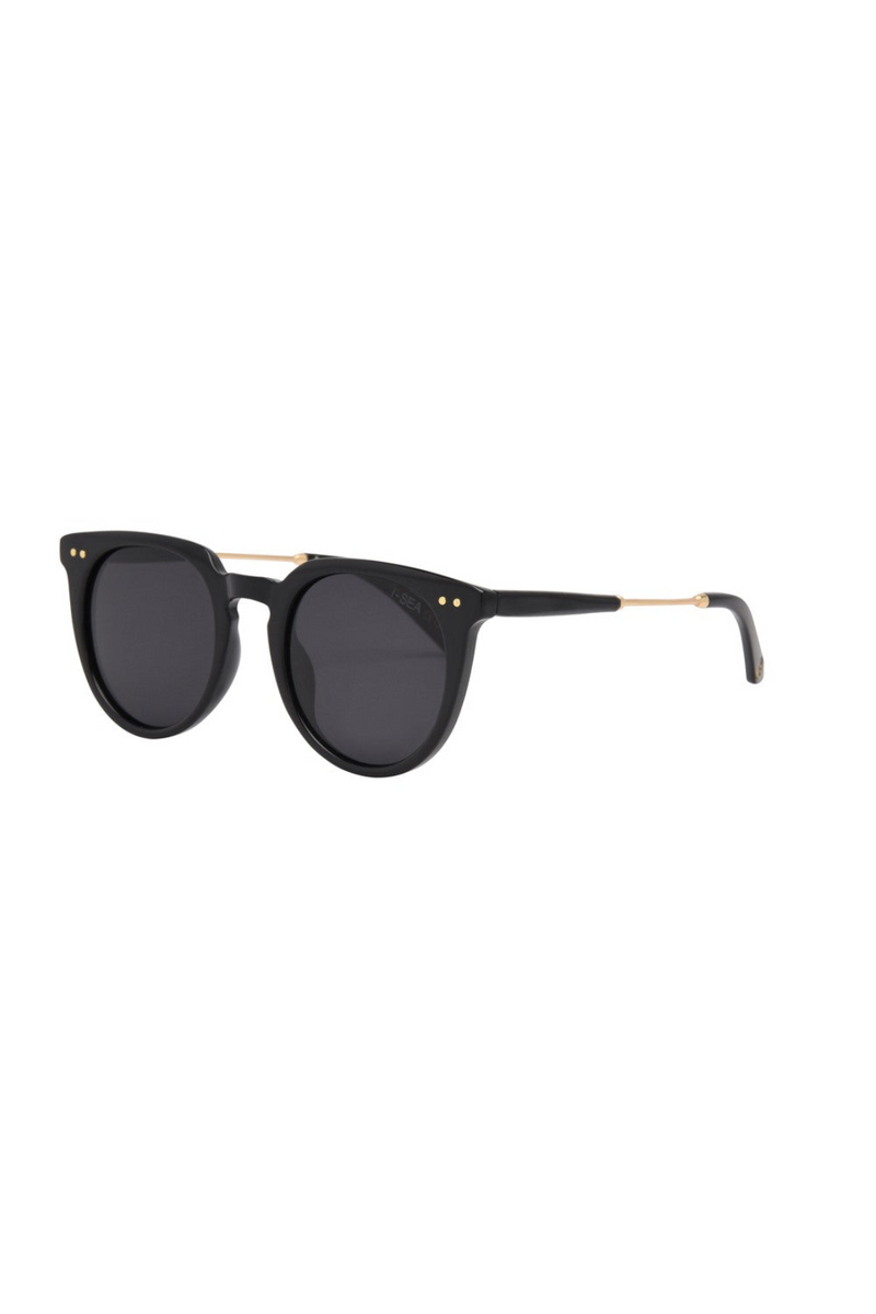 Ella Black/Smoke Polarized Lens Sunglasses