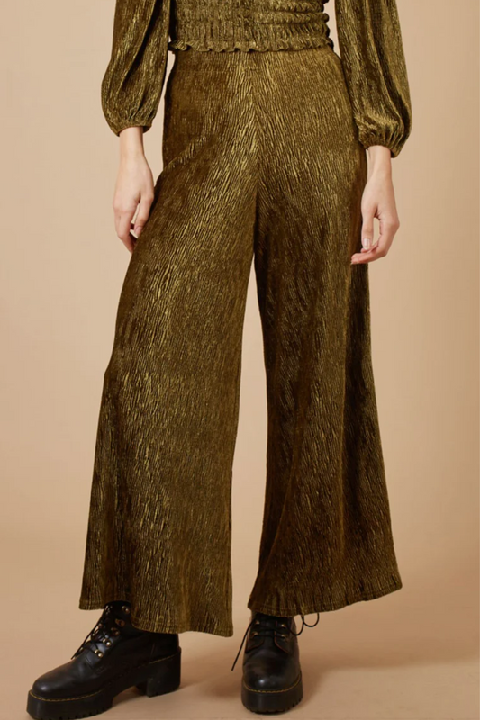 Olive Palazzo Pants