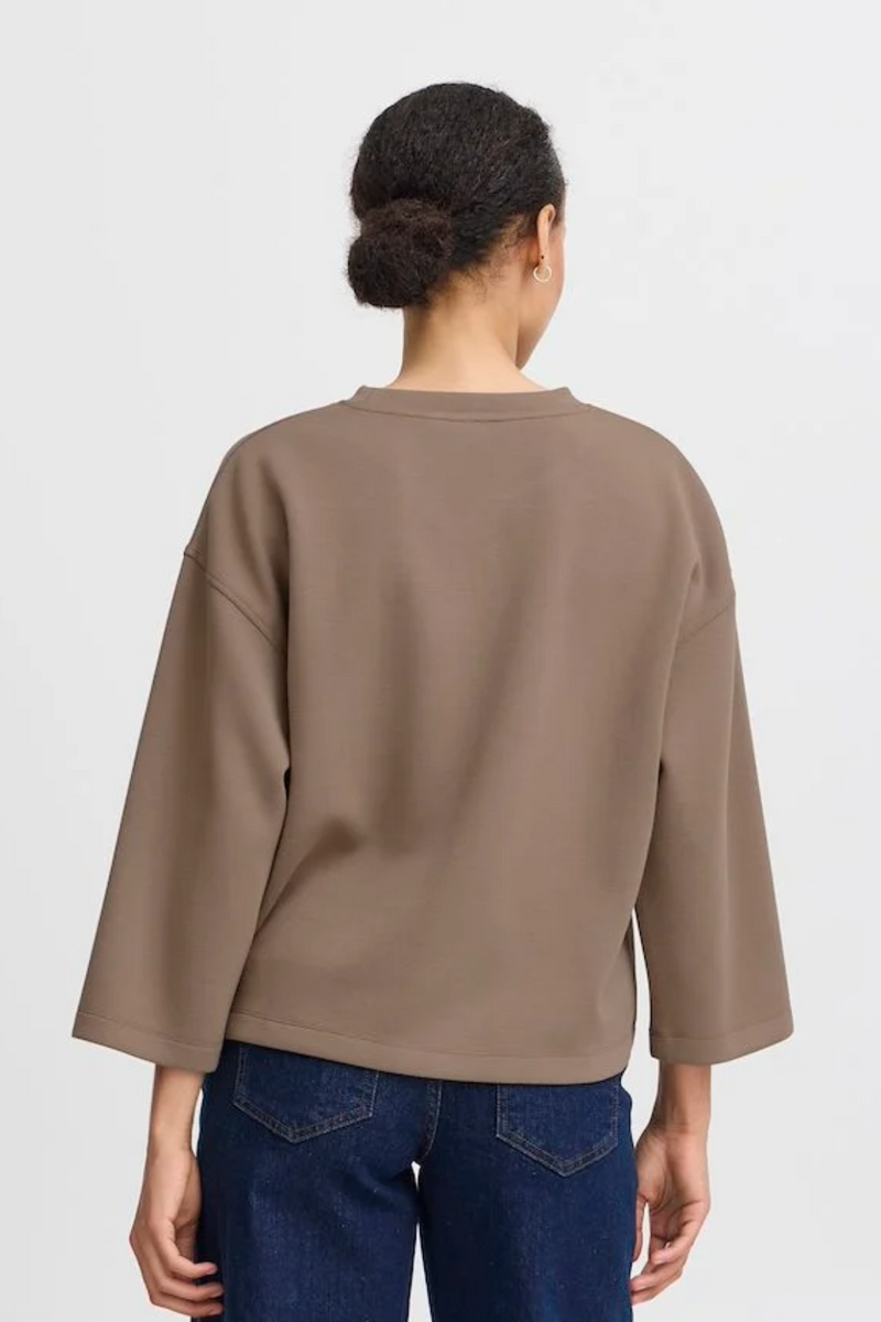 Walnut ByTullas Mid Sleeve Top