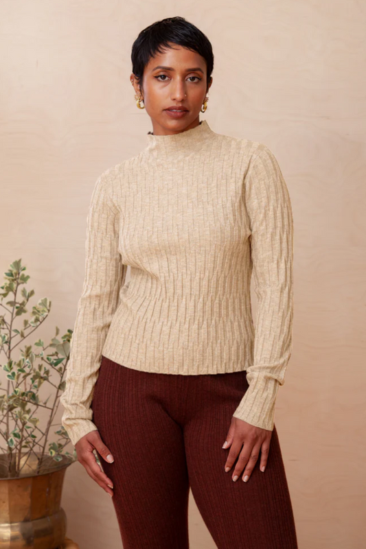 Ecru Daza Knit Sweater