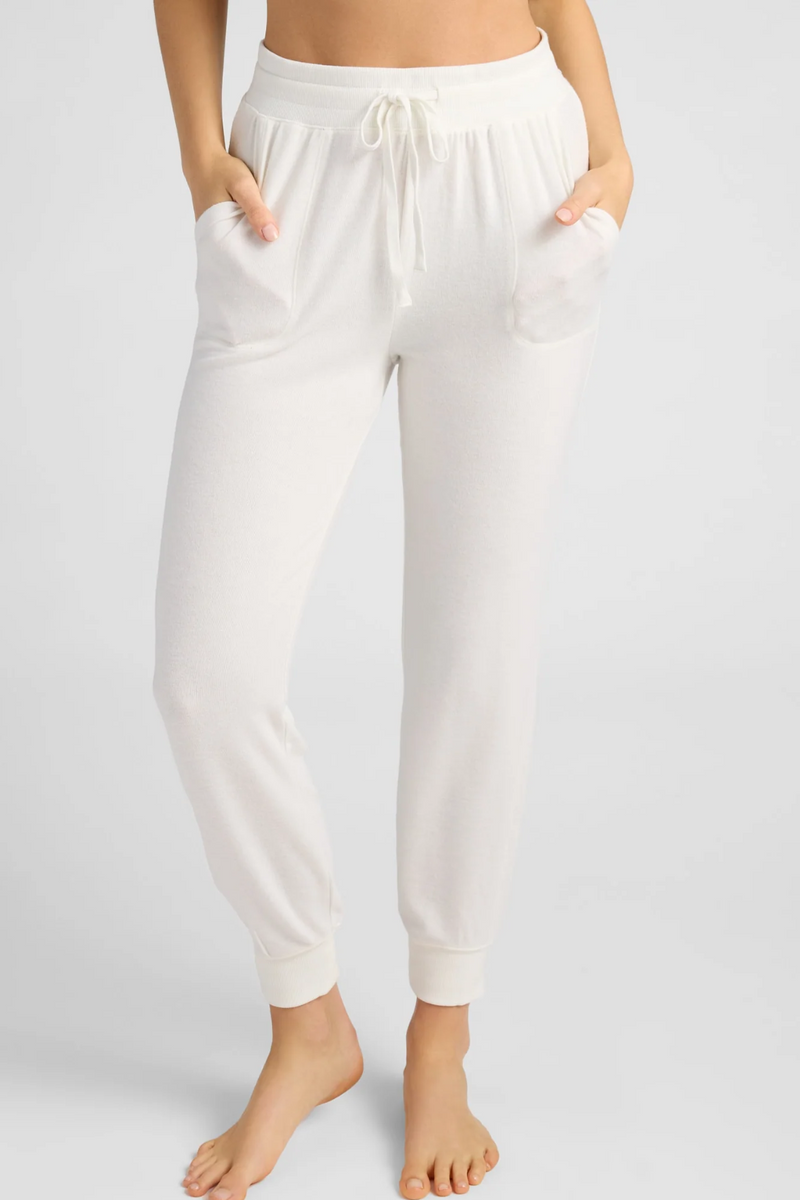 Winter White Harper Jogger