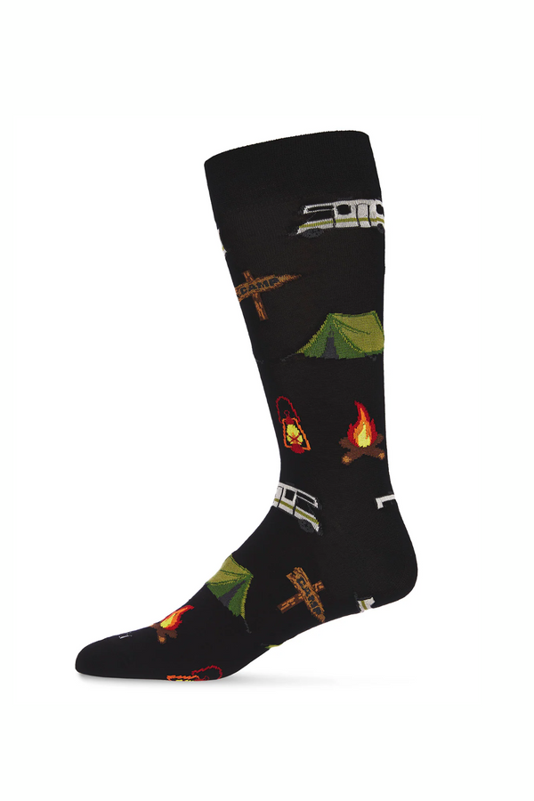 Happy Camper Bamboo Men’s Crew Socks