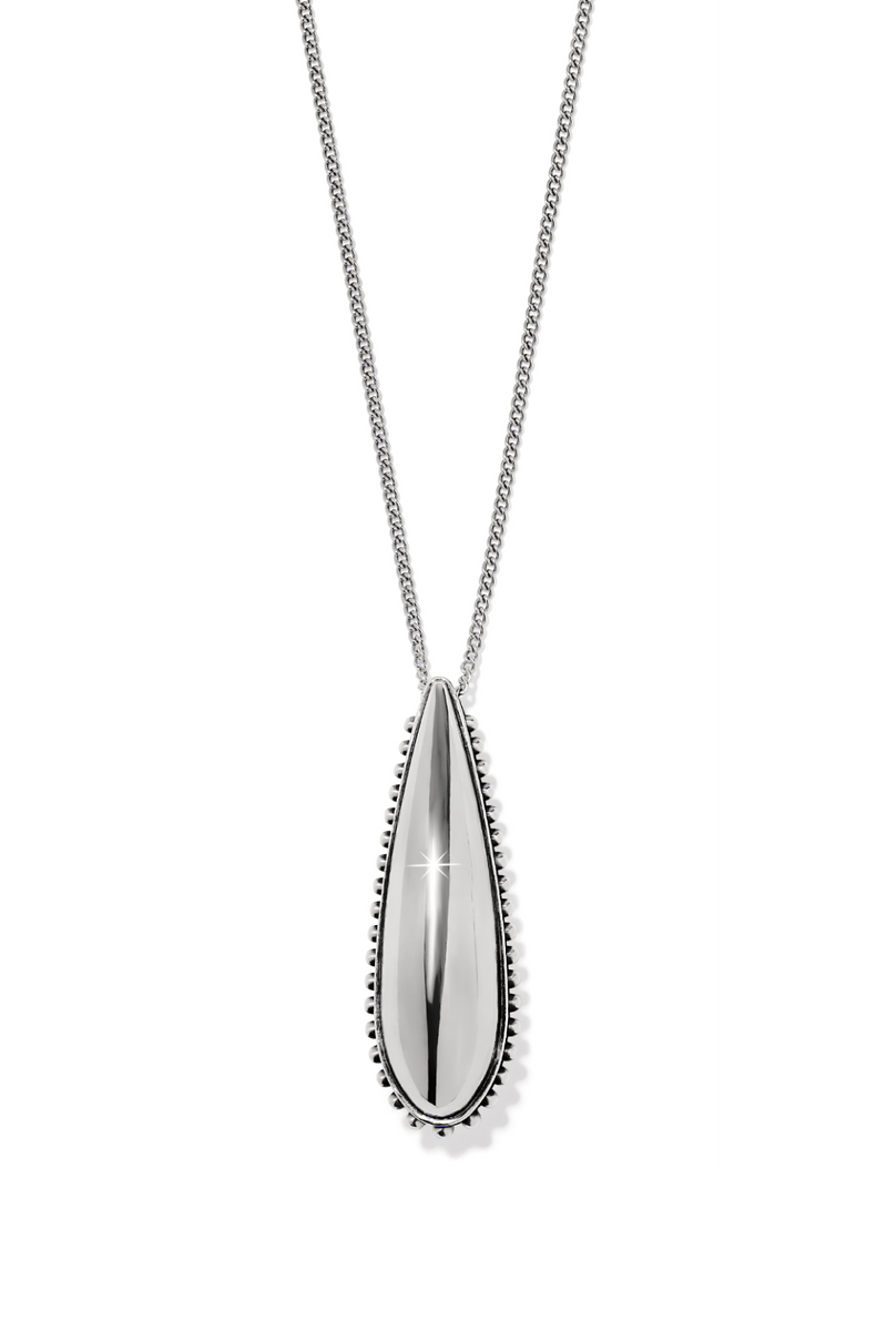 Pretty Tough Small Silver Droplet Necklace