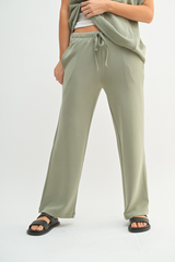 Shadow Simple Scuba Wide-Leg Lounge Pant