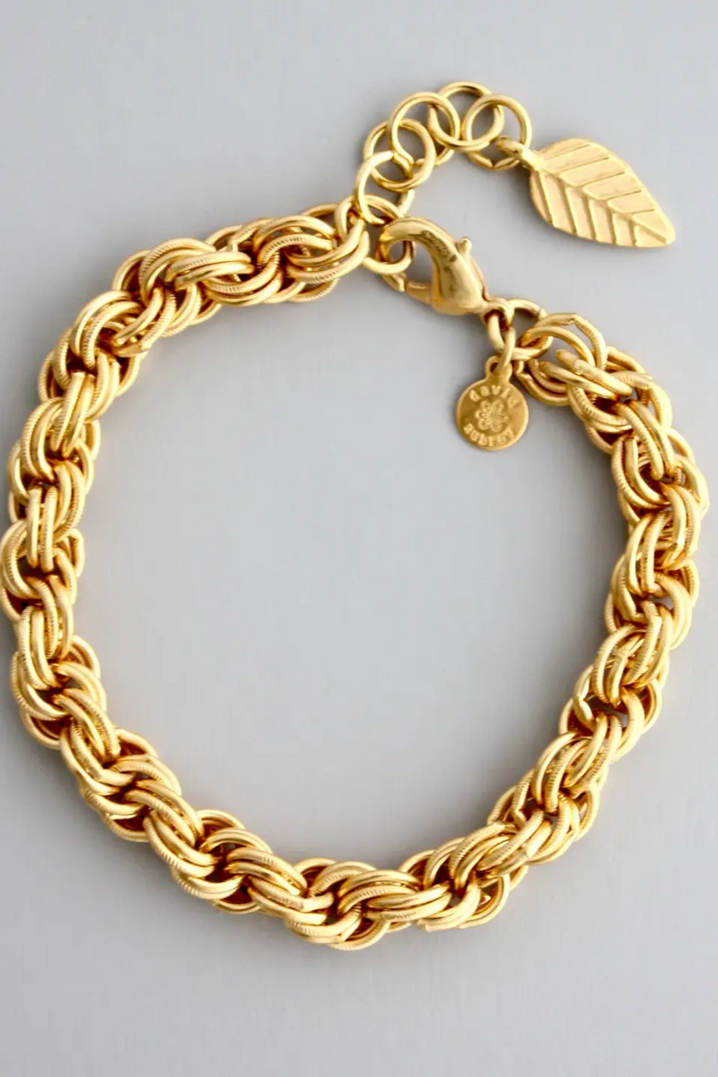 Rope Gold Chain Bracelet