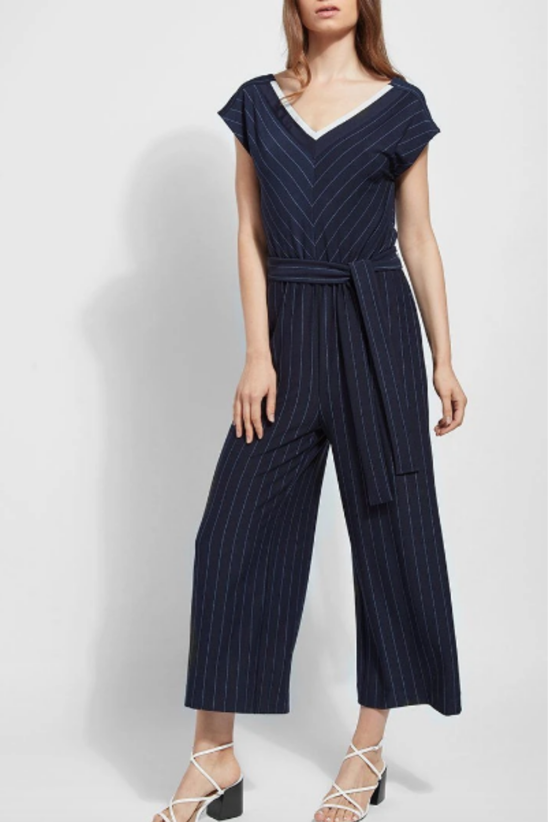 Pinstripe Anchor Jumpsuit