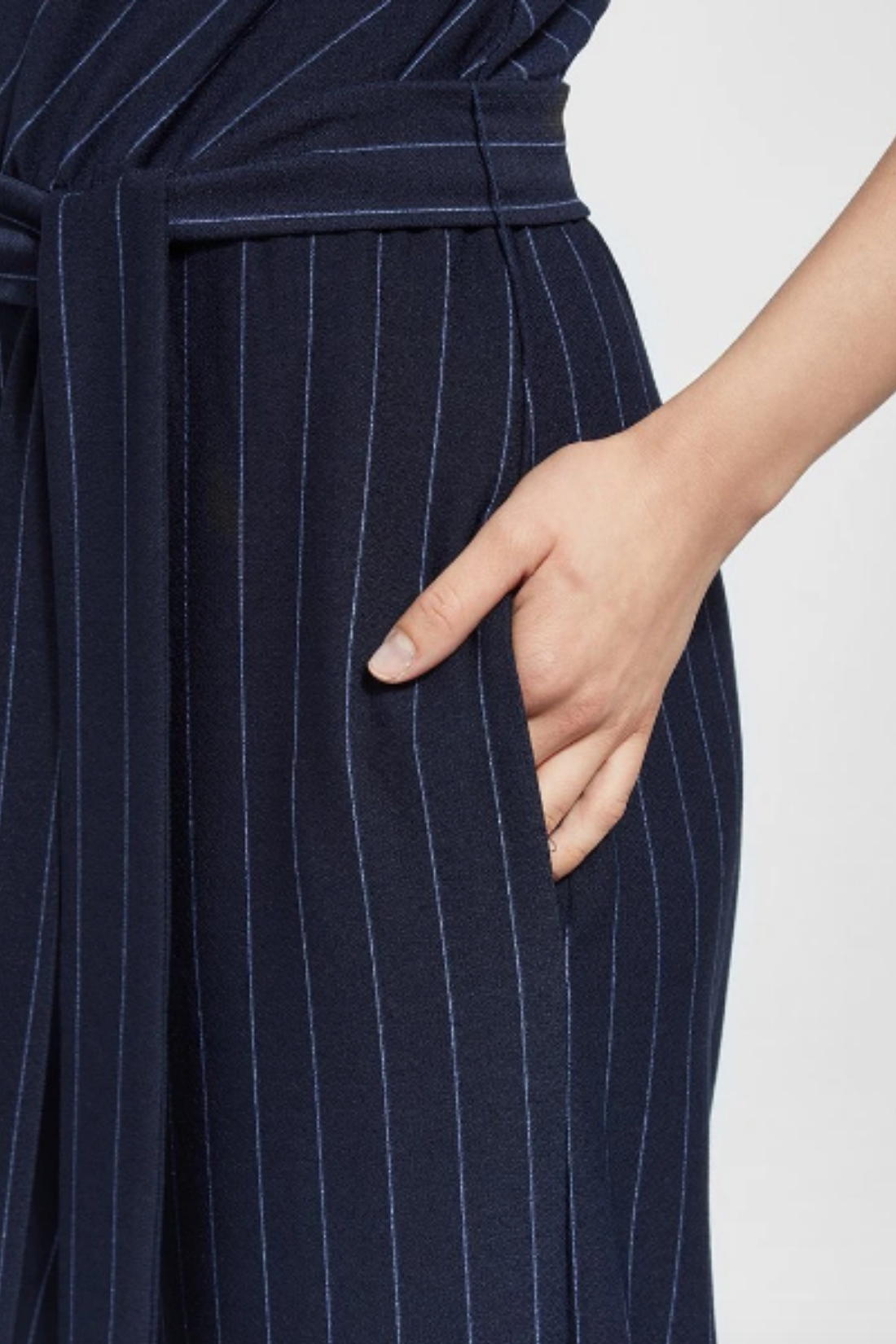 Pinstripe Anchor Jumpsuit