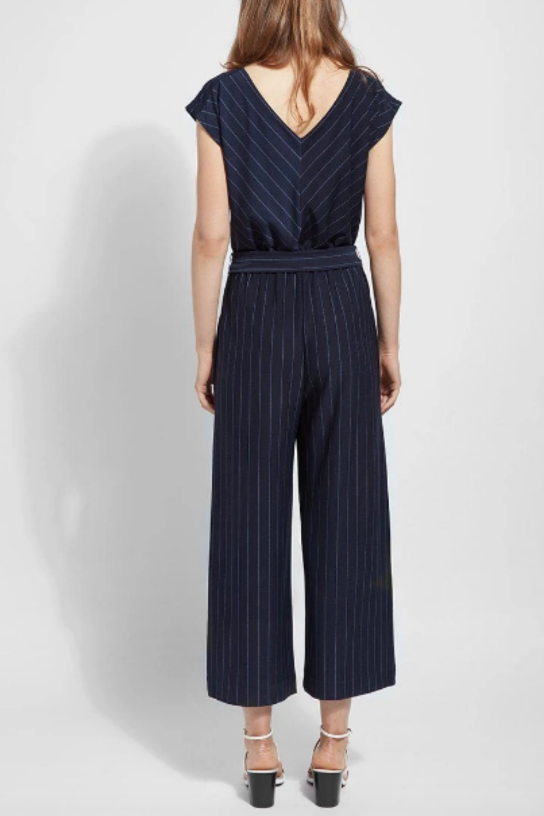 Pinstripe Anchor Jumpsuit