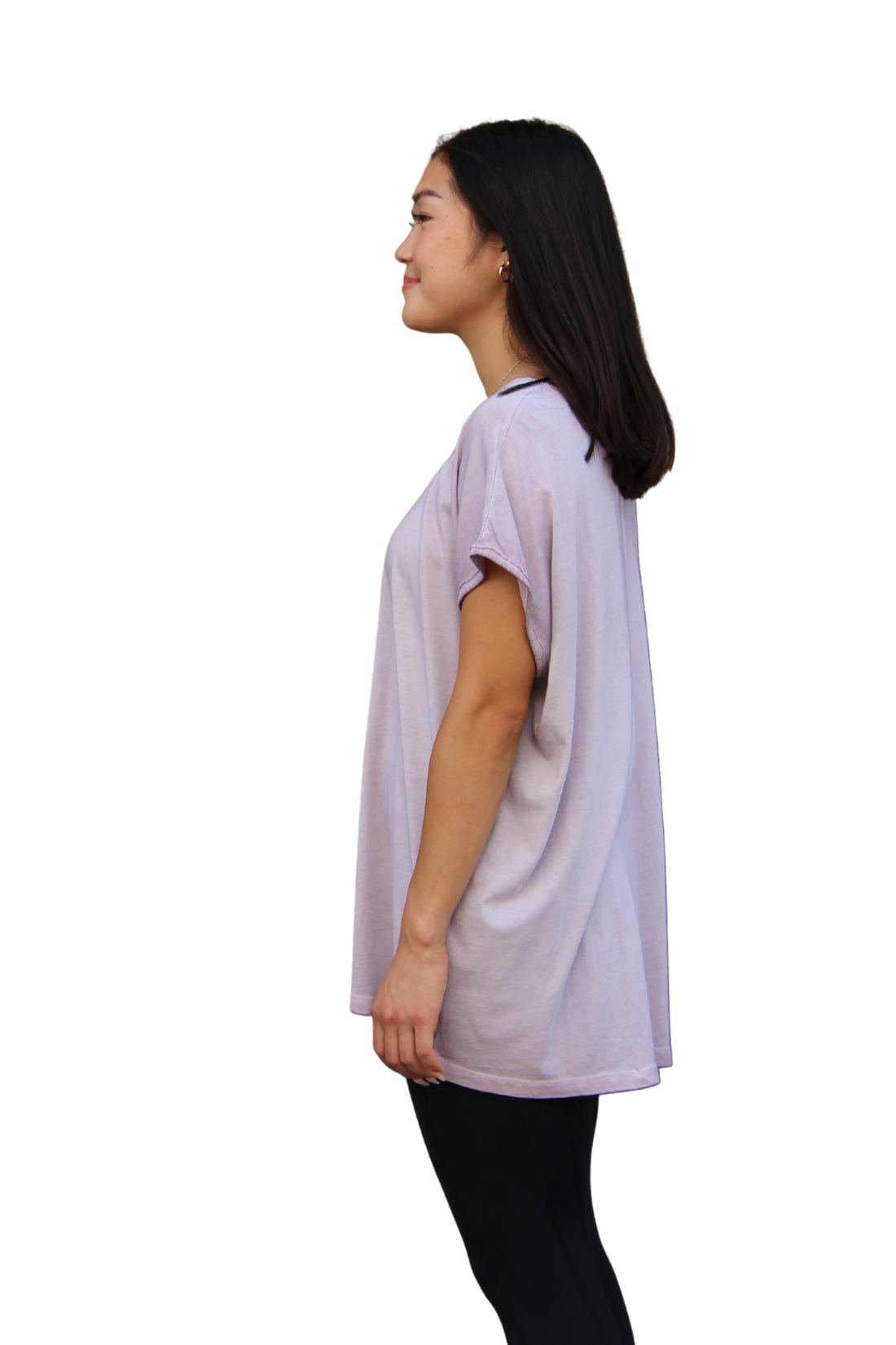 Oversized Lagunga Pink Mineral Washed Tee