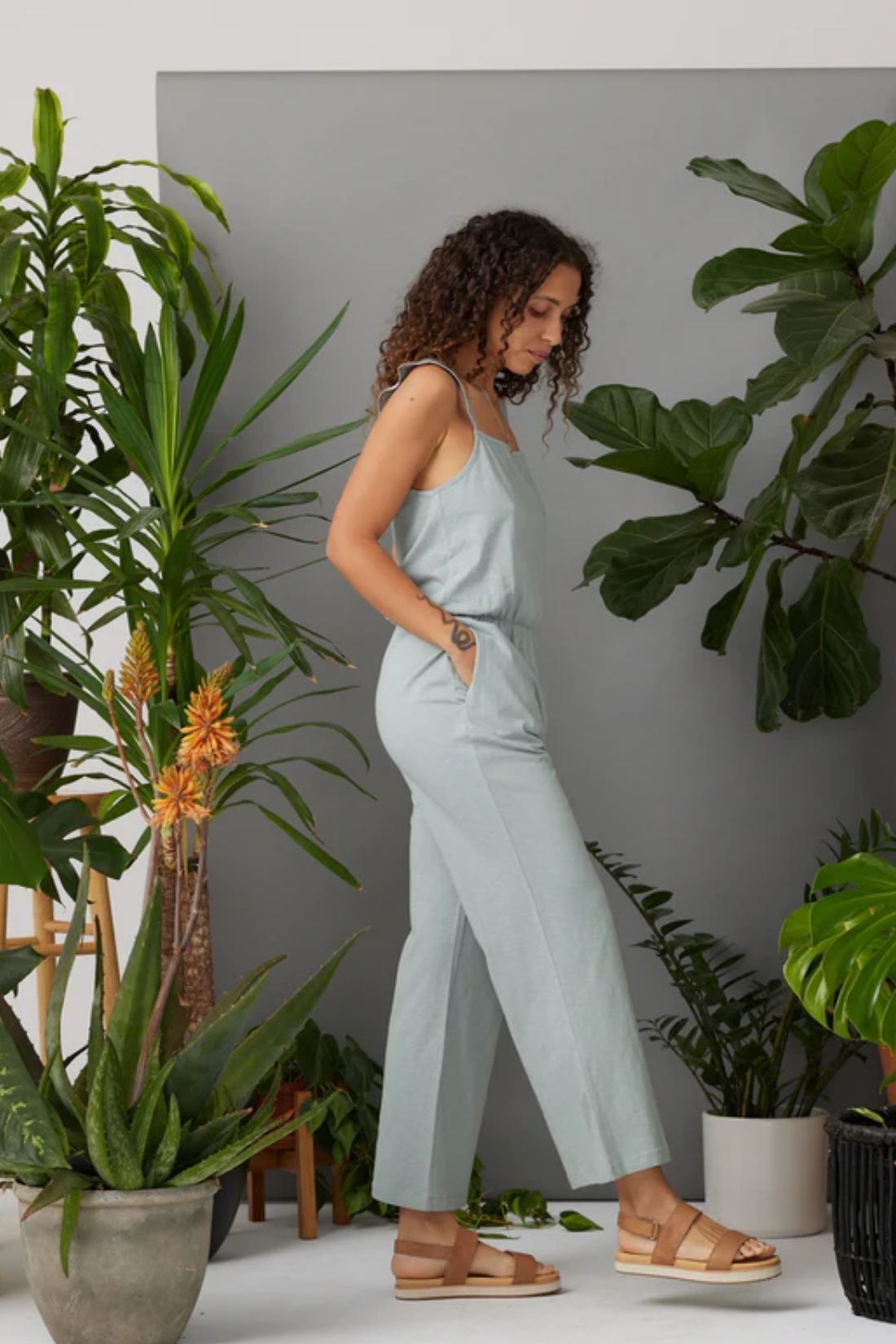 Light Blue Archie Jumpsuit